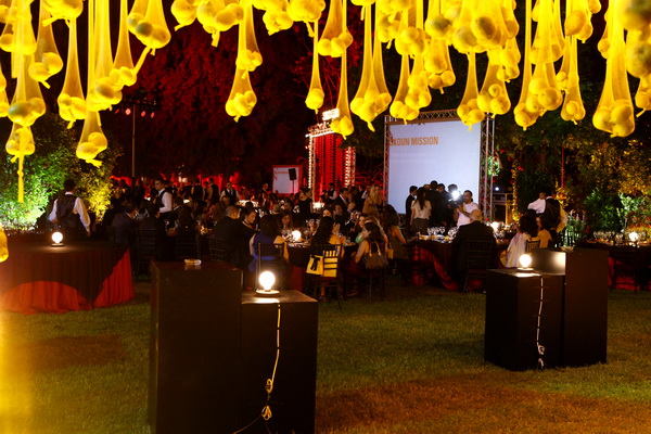 Skoun dinner annual fundraising @ Sursock Palace garden.